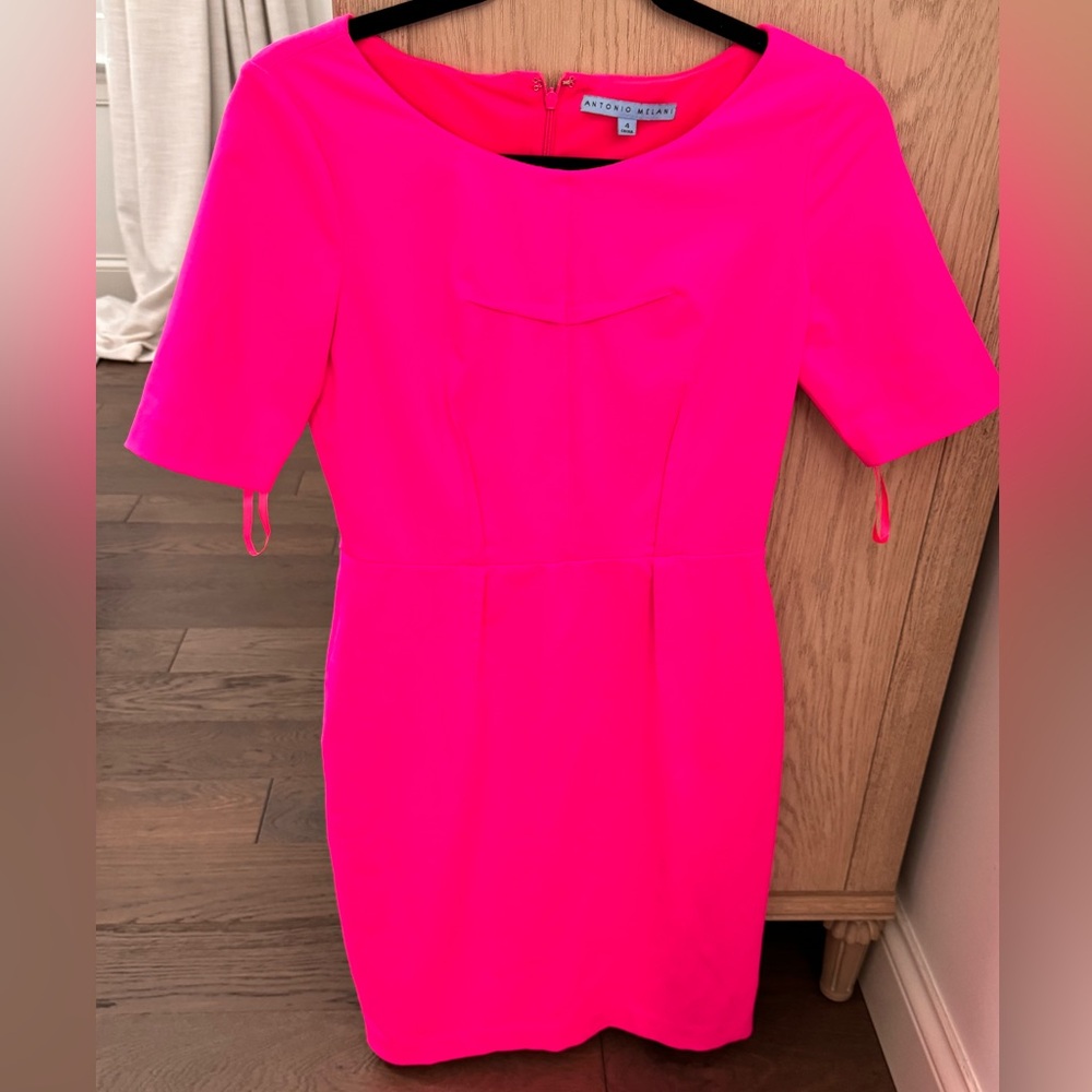 Hot Pink Antonio Melani Dress Size 4
